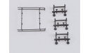 Сборная модель полуприцеп МАЗ-9758, сборная модель автомобиля, AVD Models, scale43