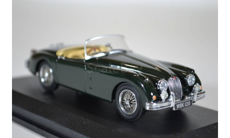 JAGUAR XK150 British Racing Roadster 1957 Green, масштабная модель, Oxford, scale43