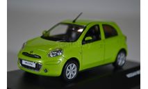 Nissan MARCH Green 2010, масштабная модель, J-Collection, 1:43, 1/43