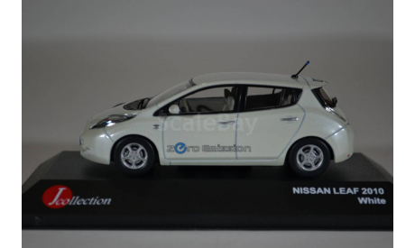 Nissan LEAF 2010 White, масштабная модель, J-Collection, 1:43, 1/43