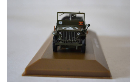 Jeep Willys MB, масштабная модель, Atlas, 1:43, 1/43