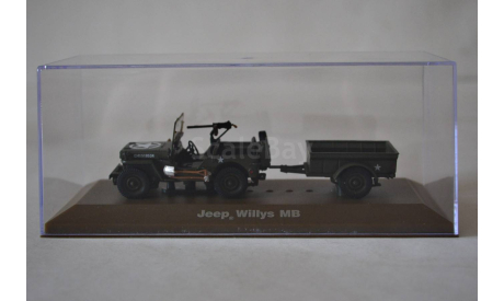 Jeep Willys MB, масштабная модель, Atlas, 1:43, 1/43