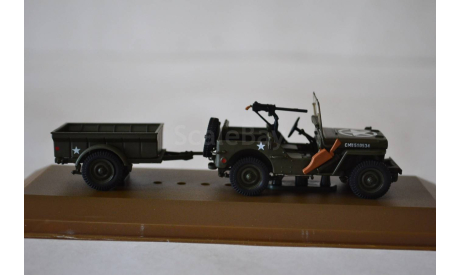 Jeep Willys MB, масштабная модель, Atlas, 1:43, 1/43