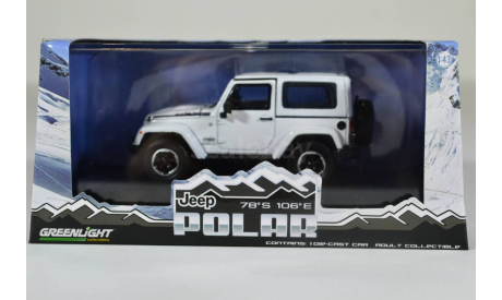Jeep Wrangler 2014 Polar Edition, масштабная модель, Greenlight Collectibles, 1:43, 1/43