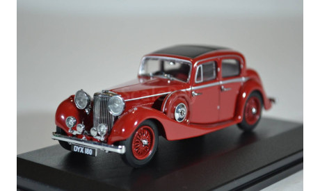 Jaguar SS 2.5 Saloon Maroon 1937, масштабная модель, Oxford, 1:43, 1/43