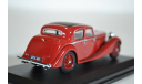 Jaguar SS 2.5 Saloon Maroon 1937, масштабная модель, Oxford, scale43