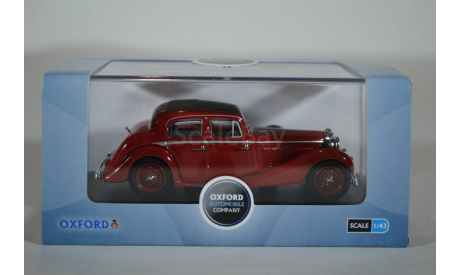Jaguar SS 2.5 Saloon Maroon 1937, масштабная модель, Oxford, 1:43, 1/43