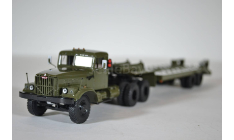 КрАЗ-258Б1 с полуприцепом-тяжеловозом ЧМЗАП-5523, масштабная модель, Start Scale Models (SSM), 1:43, 1/43