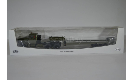 КрАЗ-258Б1 с полуприцепом-тяжеловозом ЧМЗАП-5523, масштабная модель, Start Scale Models (SSM), 1:43, 1/43