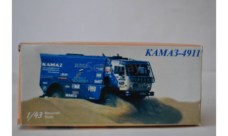 Камаз 4911 Ралли_ мастер 407, масштабная модель, АРЕК (Элекон), 1:43, 1/43