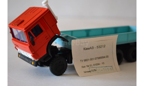 Камаз 53212 (EL01004), масштабная модель, АРЕК (Элекон), scale43