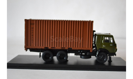 KAMAZ-53212 с 20-футовым контейнером, масштабная модель, Start Scale Models (SSM), 1:43, 1/43