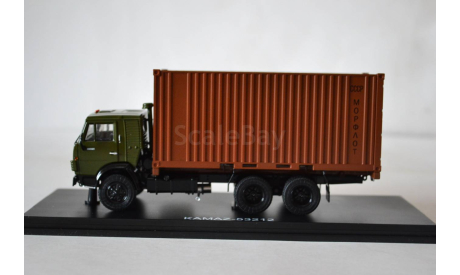 KAMAZ-53212 с 20-футовым контейнером, масштабная модель, Start Scale Models (SSM), 1:43, 1/43