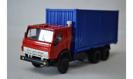 Камаз-53212 контейнеровоз кр.син, масштабная модель, АРЕК (Элекон), 1:43, 1/43