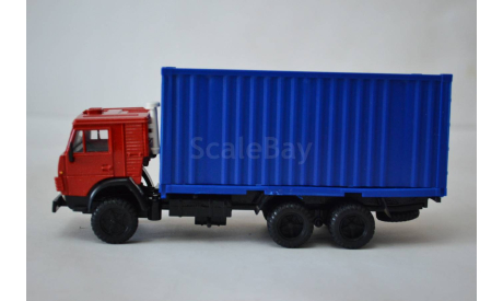 Камаз-53212 контейнеровоз кр.син, масштабная модель, АРЕК (Элекон), 1:43, 1/43