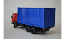 Камаз-53212 контейнеровоз кр.син, масштабная модель, АРЕК (Элекон), 1:43, 1/43