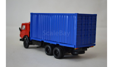 Камаз-53212 контейнеровоз кр.син, масштабная модель, АРЕК (Элекон), 1:43, 1/43