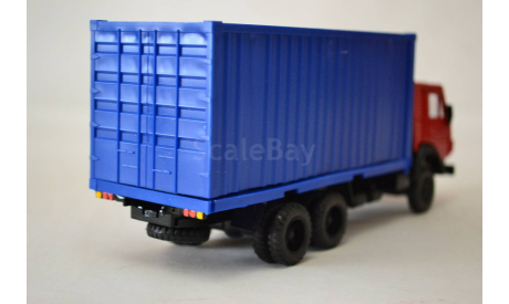 Камаз-53212 контейнеровоз кр.син, масштабная модель, АРЕК (Элекон), 1:43, 1/43