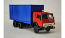 Камаз-53212 контейнеровоз кр.син, масштабная модель, АРЕК (Элекон), 1:43, 1/43