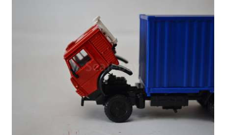 Камаз-53212 контейнеровоз кр.син, масштабная модель, АРЕК (Элекон), 1:43, 1/43