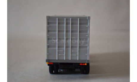 Камаз 5325 контейнер (каб. красная, кон. сер.), масштабная модель, Элекон, scale43