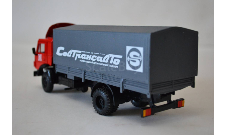 Камаз 5325 с тентом Совтрансавто кр.сер, масштабная модель, АРЕК (Элекон), 1:43, 1/43