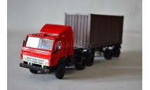 Камаз-5410 контейнеровоз со СП (кр.каб., кор.кон.), масштабная модель, Элекон, 1:43, 1/43