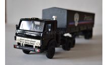 Камаз 5410 с п.пр тент Россия.чёрн, масштабная модель, Элекон, 1:43, 1/43
