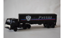 Камаз 5410 с п.пр тент Россия.чёрн, масштабная модель, Элекон, 1:43, 1/43