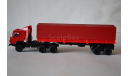 Камаз 5410 СП с п.пр тент красн, масштабная модель, Элекон, 1:43, 1/43