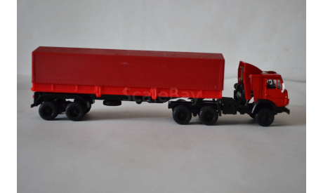Камаз 5410 СП с п.пр тент красн, масштабная модель, Элекон, 1:43, 1/43