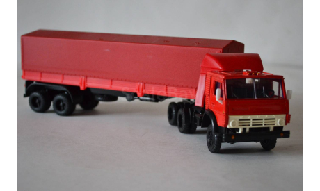 Камаз 5410 СП с п.пр тент красн, масштабная модель, Элекон, 1:43, 1/43
