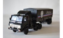 Камаз 5410 СП с п.пр тент Россия.чёрн, масштабная модель, Элекон, scale43