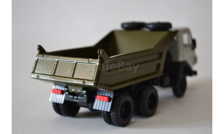 Камаз 55111-01 две запаски сер_хаки, масштабная модель, Элекон, scale43