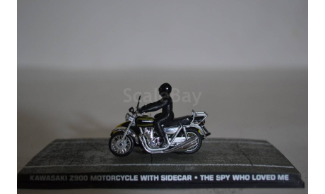 Kawasaki Z900 Motorcycle With Sidecar (The Spy Who Loved Me), сборная модель автомобиля, Ge Fabbri, scale43