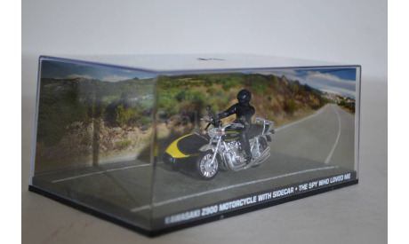 Kawasaki Z900 Motorcycle With Sidecar (The Spy Who Loved Me), сборная модель автомобиля, Ge Fabbri, scale43