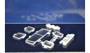 Комплект стёкол на  Tatra-815S1(ссм, аист), запчасти для масштабных моделей, КамАЗ, ИВ, 1:43, 1/43