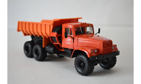 Краз 255 самосвал оранж, масштабная модель, НАП-АРТ, scale43