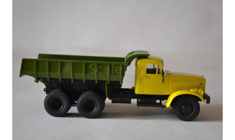 Краз 256Б1 самосвал (ж-зел), масштабная модель, Автоистория (АИСТ), scale43