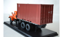 Краз 257Б1 с контейнером, масштабная модель, Start Scale Models (SSM), 1:43, 1/43