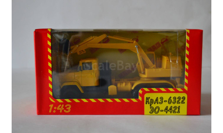 Краз 6322 ЭО 4421  жёлт, масштабная модель, НАП-АРТ, 1:43, 1/43