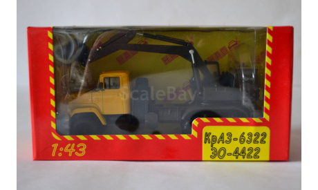 Краз 6322 ЭО 4422 жёл.хаки, масштабная модель, НАП-АРТ, scale43