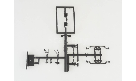 Сборная модель КРАЗ-255Б1 бортовой, сборная модель автомобиля, AVD Models, scale43