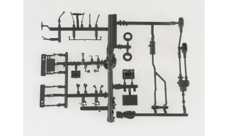 Сборная модель КРАЗ-255Б1 бортовой, сборная модель автомобиля, AVD Models, scale43