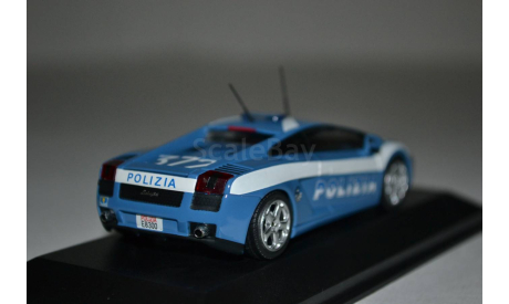 Lamborghini Gallardo 2004 Polizia (103590), масштабная модель, Minichamps, scale43