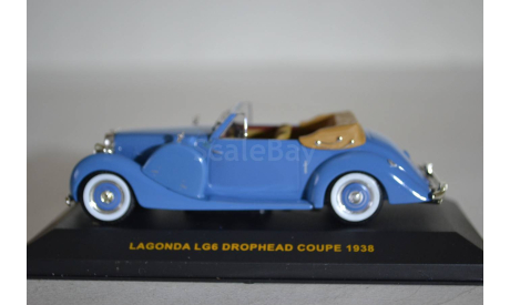 Lagonda LG6 Drophead Coupe 1938 (038), сборная модель автомобиля, IXO Museum (серия MUS), scale43