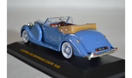 Lagonda LG6 Drophead Coupe 1938 (038), сборная модель автомобиля, IXO Museum (серия MUS), scale43