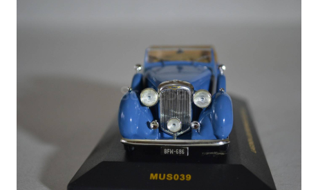 Lagonda LG6 Drophead Coupe 1938 (038), сборная модель автомобиля, IXO Museum (серия MUS), scale43