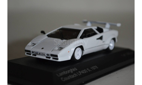 Lamborghini Countach  LP400 S 1978  (Wh.), масштабная модель, WhiteBox, scale43
