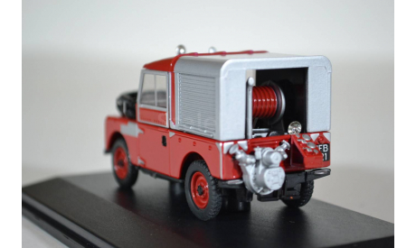 Land Rover 88 Fire Appliance 1955 (пожарный фургон), масштабная модель, Oxford, 1:43, 1/43